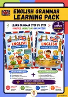 anteprima - Esercizi - English Grammar Learning Pack: English Grammar Book + English Grammar Workbook - Pagina di copertina