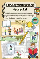 Vorschau - Arbeitsblätter - Lesespaziergang - wachsendes Sparpaket (Klasse 1-4) - Deckblatt