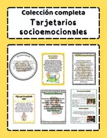 Vista previa - Tarjetas / Manipulativos - Colección Completa de Tarjetarios Socioemocionales - Portada
