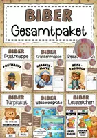 Vorschau - Arbeitsblätter - Biberklasse Materialpaket Klassentier Biber - Deckblatt