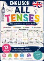 Vorschau - Arbeitsblätter - Englisch - All Tenses Merkblätter, Poster für alle Zeiten - Deckblatt
