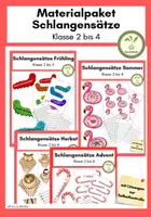 Vorschau - Arbeitsblätter - Materialpaket - Schlangensätze - Deckblatt