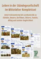 Vorschau - Unterrichtsreihen - Leben in der Ständegesellschaft im Mittelalter Komplettset - Deckblatt