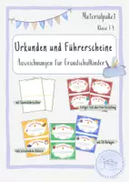 Vorschau - Anderer Materialtyp - Auszeichnungen: Urkunden und Führerscheine - Deckblatt