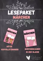 Vorschau - Spiele - wachsendes Materialpaket Lesespiele Märchen - Deckblatt
