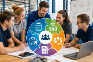 Vorschau - Stundenentwürfe - AEVO Meisterkurs Teil 4 – Paket 1: Ausbildung verstehen & planen. 5 komplette Lernsituationen für den Meisterkurs Teil 4 (AEVO) – direkt einsetzbar für Unterricht & Prüfungsvorbereitung! - Deckblatt
