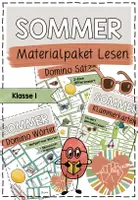 Vorschau - Stationenlernen - SOMMER Leseverständnis Klasse 1 Materialpaket - Deckblatt