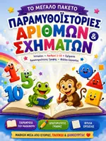 Προεπισκόπηση - Φύλλα εργασίας - ΠΑΡΑΜΥΘΟΪΣΤΟΡΙΕΣ ΑΡΙΘΜΩΝ & ΣΧΗΜΑΤΩΝ Αριθμοί 1-10, Γεωμετρικά Σχήματα, Δραστηριότητες Γραφής & Φύλλα Εργασίας για Νηπιαγωγείο και Α΄ Δημοτικού - Εξώφυλλο