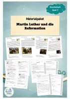 Vorschau - Stundenentwürfe - Martin Luther und die Reformation - kooperative Gruppenarbeit + Klassenarbeit l Geschichte l Klasse 7 - Deckblatt
