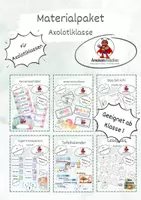 Vorschau - Arbeitsblätter - Wachsendes Materialpaket Axolotlklasse - Deckblatt