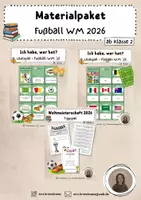 Vorschau - Arbeitsblätter - Materialpaket: Fußball WM '26 - Deckblatt