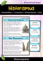 Vorschau - Arbeitsblätter - Historismus – Materialpaket Kunstunterricht | Architektur & Kunstgeschichte - Deckblatt