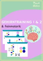 Vorschau - Arbeitsblätter - Materialpaket: Bilaterales Gehirntraining & Feinmotorik – Teil 1 & 2 - Deckblatt