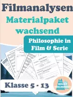 Vorschau - Arbeitsblätter - Filmanalyse Ethik / Philosophie / Werte und Normen - Deckblatt