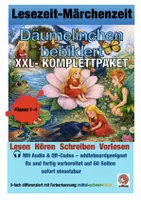 Vorschau - Stundenentwürfe - Materialpaket: Däumelinchen Märchen XXL–lesen–hören–schreiben–malen - Deckblatt