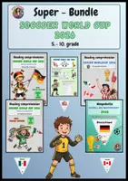 Vorschau - Stundenentwürfe - Super-Bundle: Soccer World Cup 2026 (English) - 5.-10. grade - Deckblatt