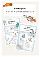 Vorschau - Stundenentwürfe - Materialpaket - Unser Sonnensystem - Deckblatt
