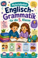 Vorschau - Arbeitsblätter - Materialpaket Englisch-Grammatik für die 5. Klasse - Deckblatt