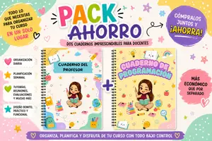 Vista previa - Para docentes: organización, planificación y formación - Cuaderno del Profesor + Cuaderno de Programación - Portada