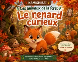 Aperçu - Préparation de séance / Séance complète - Les animaux de la forêt | Kit Kamishibaï Automne | 4 histoires | Maternelle (3–7 ans) - Page de couverture