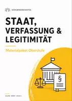 Vorschau - Arbeitsblätter - SoWi-Klausuren Oberstufe – Staat, Verfassung & Legitimität bei Jellinek, Weber und Lassalle - Deckblatt