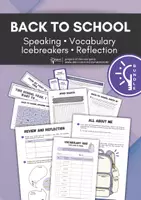 Vorschau - Arbeitsblätter - Growing Bundle: Back to School Activities Bundle for English Class (wachsendes Materialpaket zum Schuljahresbeginn) - Deckblatt