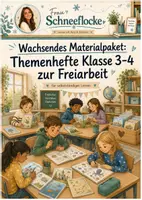 Vorschau - Stundenentwürfe - Wachsendes Materialpaket Themenhefte Deutsch- und Sachunterricht Klasse 3-4 - Deckblatt