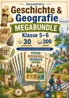 Vorschau - Arbeitsblätter - Geschichte & Geografie Megabundle Klasse 5–6 - Deckblatt