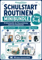 Vorschau - Arbeitsblätter - Schulstart Routinen Minibundle Klasse 5 bis 6 Arbeitshefte für Klassenleitung und erste Schulwoche - Deckblatt