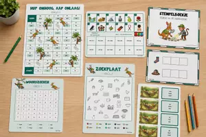 Voorbeeld - Spelletjesbundel | Taaltoer thema 2 - Voorblad