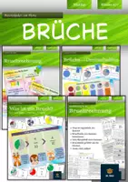 Vorschau - Arbeitsblätter - Brüche - Deckblatt