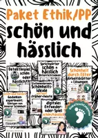 Vorschau - Stundenentwürfe - Paket: "Schön und hässlich" - vielseitiges Material - Deckblatt