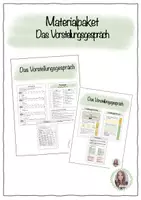 Vorschau - Stundenentwürfe - WBS: Materialpaket "Vorstellungsgespräch" (Kl. 7-10) - Deckblatt