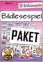 Vorschau - Spiele - Bildlesespiele PAKET 38 Laute/Buchstaben -Ich habe -Wer hat?- - Deckblatt