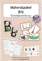 Vorschau - Arbeitsblätter - Buchstabeneinführung Bb - Materialpaket - Deckblatt