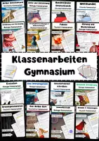 Vorschau - Arbeitsblätter - Klassenarbeiten Gymnasium Materialpaket - Deckblatt
