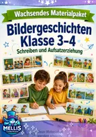 Vorschau - Arbeitsblätter - Bildergeschichten Materialpaket Klasse 3 4 - Deckblatt