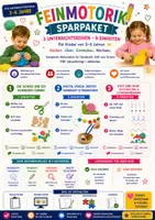 Vorschau - Unterrichtsreihen - Sparpaket Feinmotorik: 3 Unterrichtsreihen · 9 Einheiten | Kita (3–6 Jahre) - Deckblatt