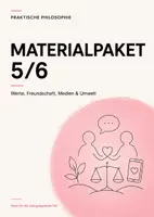Vorschau - Arbeitsblätter - Praktische Philosophie Tests Klasse 5/6 – Werte, Freundschaft, Medien & Umwelt - Deckblatt