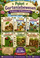 Vorschau - Unterrichtsreihen - Paket Gartenlebewesen – 6 Wissens- & Mitmachhefte (Kita–1. Klasse) - Deckblatt