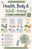 Vorschau - Arbeitsblätter - Speaking & Communication Bundle: Health, Body & Well-being – 4 Pakete für gesunden, kommunikativen Englischunterricht (food, sports, feelings & my body) - Deckblatt