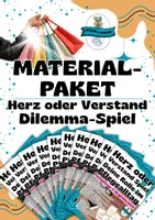 Vorschau - Spiele - MATERIALPAKET - Herz oder Verstand | Das Komplettpaket (10 Themensets) - Deckblatt