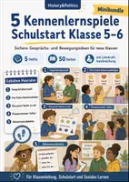 Vorschau - Arbeitsblätter - 5 Kennenlernspiele Schulstart Klasse 5–6 - Deckblatt