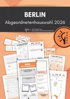 Vorschau - Arbeitsblätter - Sparpaket: Abgeordnetenhauswahl Berlin 2026 - mit Erklärvideo, Audios, Spielen und Arbeitsblättern ab Klasse 9 - Deckblatt