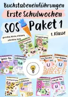 Vorschau - Spiele - Buchstabeneinführung - Erste Schulwochen - SOS-Paket 1 - Deckblatt