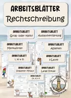 Vorschau - Arbeitsblätter - Fresch Rechtschreibung Arbeitsblätter - Deckblatt