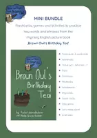 Vorschau - Arbeitsblätter - Brown Owl's Birthday Tea - MINI BUNDLE OF GAMES & ACTIVITIES - Deckblatt