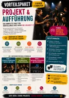 Vorschau - Unterrichtsreihen - Sparpaket Projekt & Aufführung: 3 Unterrichtsreihen · 9 Einheiten | Darstellendes Spiel Sek II (Klasse 11–13) - Deckblatt