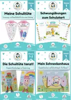 Vorschau - Stundenentwürfe - Materialpaket Einschulung/Anfangsunterricht | Schulanfang Klasse 1 Grundschule | Basteln, Schreiben & Feinmotorik, Kunst - Deckblatt
