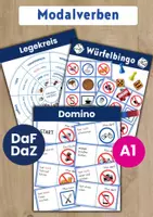Vorschau - Spiele - Modalverben Spiele DaF DaZ A1 - Deckblatt